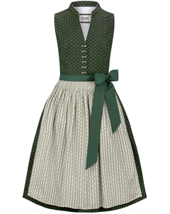 Широкая юбка в сборку Hannah, цвет Olive/Pastel green Stockerpoint