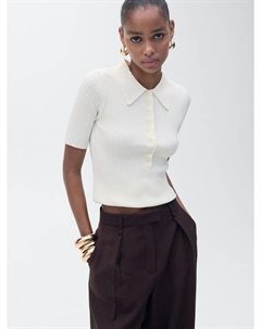 Свитер, экрю Mango