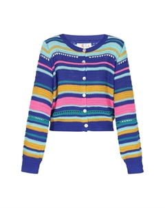 Вязаный кардиган, королевский синий Izia