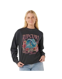 Толстовка Hawaii Classic Heritage Crew, черный Rip curl