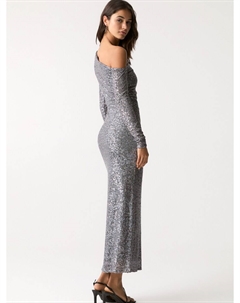 Вечернее платье, серый Pull & bear