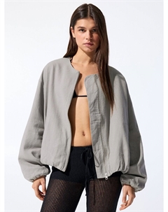 Куртка межсезонная, серый Pull & bear