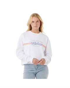 Толстовка Keepsakes Relaxed Crew, белый Rip curl