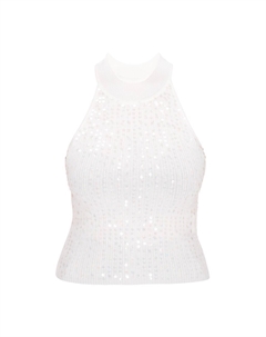 Вязаный топ Comfortable Collection, белый Faina