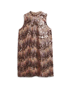 Платье A-Line Sl Sequin sleeveless short, розовый Superdry
