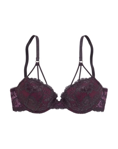 Бюстгальтер пуш-ап, темно-фиолетовый Lascana