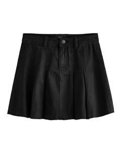 Юбка, черный деним Next