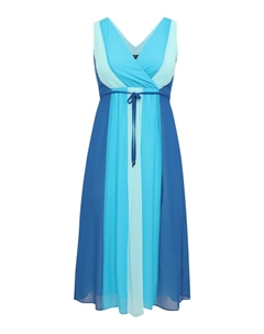 Летнее платье, цвет Blue/Aqua/Light blue Comma,