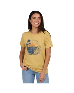 Футболка с коротким рукавом Beach scene b.f, желтый Salty crew