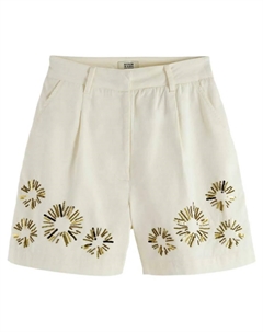 Шорты Embellished high waist, бежевый Scotch&soda