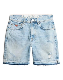 Шорты Mid Rise Cut Off, синий Superdry