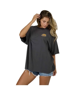 Футболка с коротким рукавом Palm set cover up, черный Salty crew