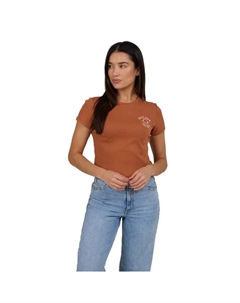 Футболка с коротким рукавом Night bite baby, коричневый Salty crew