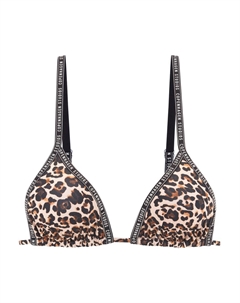 Треугольный бикини-топ, цвет Brown/Dark brown Copenhagen studios