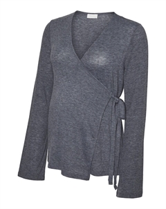 Рубашка MLAda Tess, пятнистый серый Mamalicious