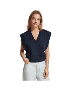 Футболка без рукавов Shoulder Detail, синий Scotch&soda