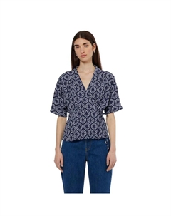 Блузка с коротким рукавом 179606, синий Scotch&soda