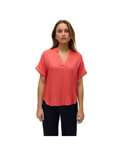 Блузка с коротким рукавом Beauty, оранжевый Vero moda