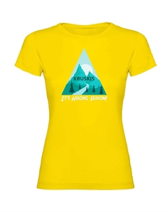 Футболка с коротким рукавом Hiking Season, желтый Kruskis