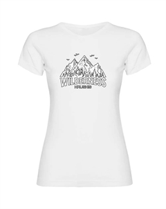 Футболка с коротким рукавом Wilderness, белый Kruskis