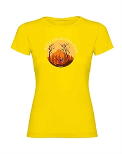 Футболка с коротким рукавом Calm And Hike, желтый Kruskis