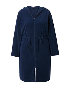 Короткий халат, ночной синий Ulla popken