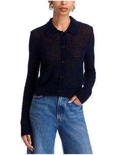 Укороченный кардиган, синий Frame