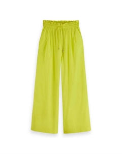 Брюки с высокой талией Voile Wide Leg Pull On, желтый Scotch&soda
