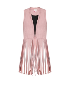 Жилет Boho, темно-розовый Izia