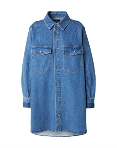 Платье-рубашка, синий деним Scotch&soda