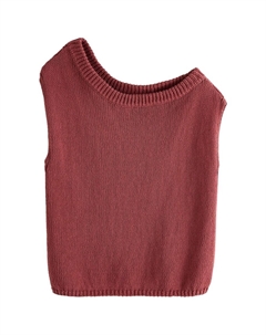 Вязаный топ, бордовый Next