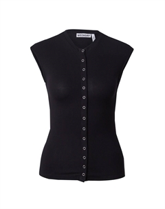 Топ Nila, черный Weekday