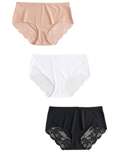 Трусики, цвет Nude/Black/White Next