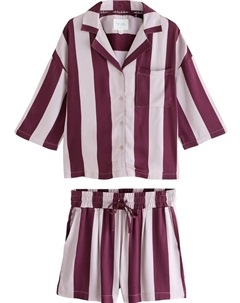 Короткий пижамный комплект, цвет Lilac/Berry Next