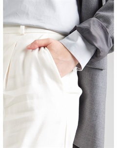 Свободные брюки со складками спереди Halati, белый Hugo