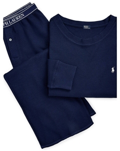 Пижама Club Waffle, темно-синий Polo ralph lauren