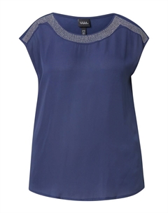 Рубашка, темно-синий Ulla popken