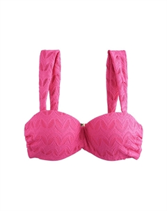 Верх бикини бандо Kew Collection, розовый Next