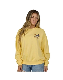 Толстовка Lunch time crew, желтый Salty crew