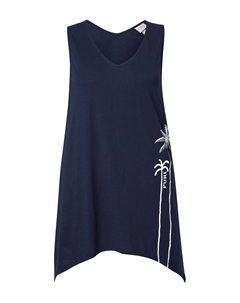 Топ, морской синий Ulla popken