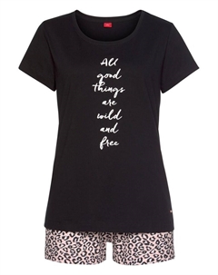 Пижама, черный S.oliver