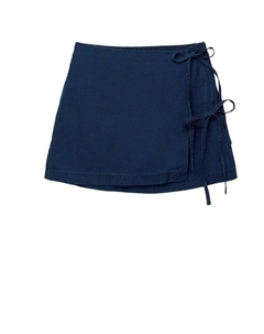 Юбка, синий деним Pull & bear