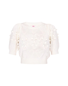 Свитер Fashion Look, белый Mymo