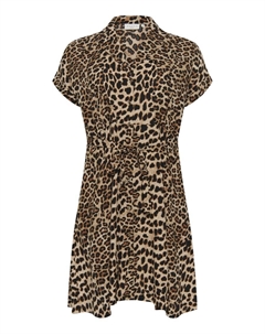 Платье-рубашка Adriana, светло-коричневый Kaffe curve