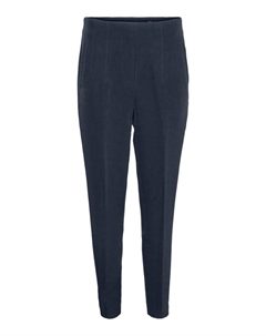 Зауженные плиссированные брюки VMLINA, темно-синий Vero moda