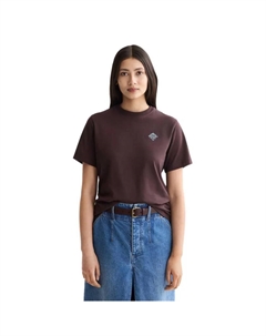 Футболка с коротким рукавом Regular Fit Chest Artwork, фиолетовый Scotch&soda