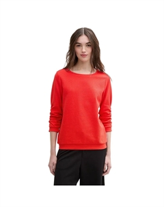 Толстовка 1039979 Structured, красный Tom tailor