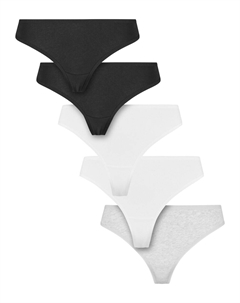 Стринги, цвет mottled grey/Black/White Urban classics