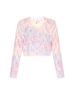 Вязаный кардиган, цвет Orchid/Light purple Izia