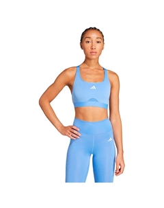 Спортивный бюстгальтер Powerreact Training Medium Impact Sports Bra, синий Adidas